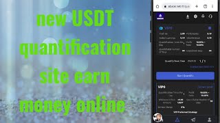 New USDT quantification siteearn money onlinemake money easily [upl. by Egag387]