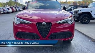 2022 ALFA ROMEO Stelvio Veloce Sport Utility Lithia Springs Atlanta Marietta Douglasville Powder [upl. by Grewitz]