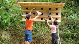 The Idea Of Woodworking Is Close To Nature  How To Build A New Home For The Dove  Chúc Tòn Bình [upl. by Larry]