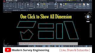 How to make automatic dimensions for all lots at once in AutoCAD Using Lisp [upl. by Suvart]