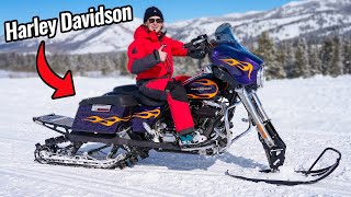 Harley Davidson Snow Bike [upl. by Irrol672]