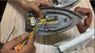 How to replace electric iron thermostat  how to change iron thermostat Urdu Hindi [upl. by Nolra210]