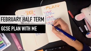 GCSE Feb Half Term PLAN WITH ME [upl. by Ragas407]