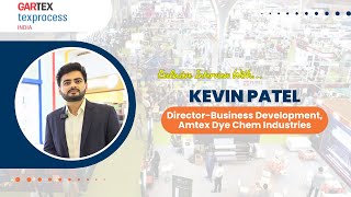 Exclusive Interview with Kevin Patel  Amtex Dye Chem Industries  Gartex Texprocess India 2024 [upl. by Rahal]