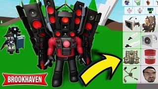 HOW TO TURN INTO Skibidi Toilet 65 in Roblox Brookhaven ID Codes [upl. by Dlorag453]