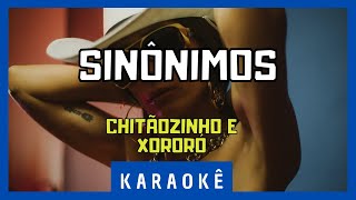 Karaokê  Sinônimos  Chitãozinho amp Xororó [upl. by Elleiand]