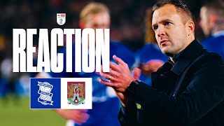 REACTION  Chris Davies  Birmingham City 11 Northampton Town  Sky Bet League One [upl. by Iey]