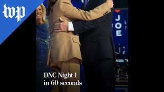 DNC Night 1 in 60 seconds [upl. by Eveivenej]