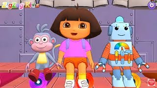 Dora a Exploradora  English Adventure Learning  Episode 23 Push amp Pull  ZigZag [upl. by Ainahs]