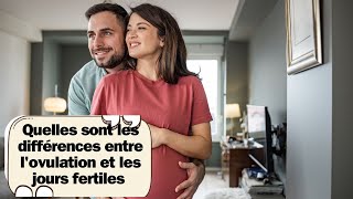 Quelles sont les différences entre lovulation et les jours fertiles [upl. by Quartus]