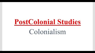 PostColonial studies  perspective Colonialism imperialism decolonizationneocolonialism [upl. by Narine205]