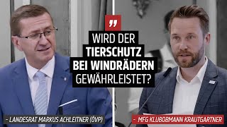 Krautgartner vs Achleitner Spannende Debatte um Windpark Kobernaußerwald [upl. by Nola]