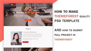 Themeforest PSD Template Web Design Tutorial 16 [upl. by Hannasus67]