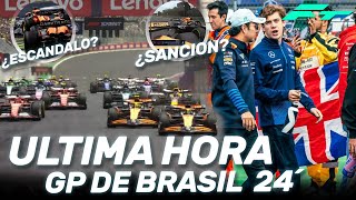 ¿SANCION a VERSTAPPEN FICHAJES ULTIMA HORA GP BRASIL F1 2024  EN DIRECTO PREVIA CLASIFICACION [upl. by Raseda]