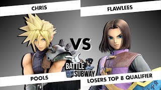 ChriS Cloud vs Flawlees Hero Byleth  BATTLE SUBWAY ⚙ 15 SINGLES TOP 8 QUALIFIER  SSBU [upl. by Collis]