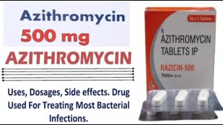 Azithromycin 500 mg tablet uses  Azithromycin 500 mg  Azithromycin tablets ip 500 mg  Drugs [upl. by Clardy]