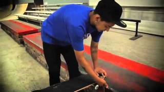 How To Kickflip Backside Tailslide With Chaz Ortiz [upl. by Hildebrandt]