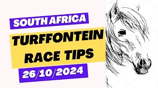 Turffontein Race Tips 26102024  Turffontein Tips  Horse Racing Tips  Free Horse Racing Tips [upl. by Herrah]