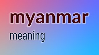 Myanmar  25 English Vocabulary Flashcards [upl. by Jorry]