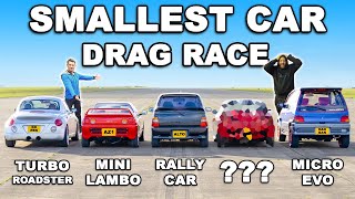 I Drag Raced the SMALLEST Cars in the World [upl. by Cello]