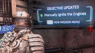 Dead Space Remake  Manually Ignite the Engines  Puzzle Gameplay [upl. by Goldshell]