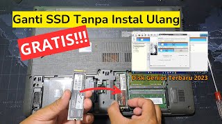 Gratis Ganti SSD Tanpa Install Ulang  Migrasi OS Menggunakan Disk Genius Terbaru 2023 [upl. by Kuehn]