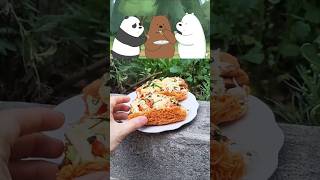 Taco ramen Escandalosos 🤩 escandalosos webarebears cartoonnetwork caricaturas shorts [upl. by Tewell842]