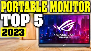 TOP 5 Best Portable Monitor 2023 [upl. by Tcideneb]