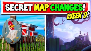 Fortnite Season 4 SECRET MAP CHANGES quotWeek 9quot  FINAL UPDATE v2240 [upl. by Eimmas919]