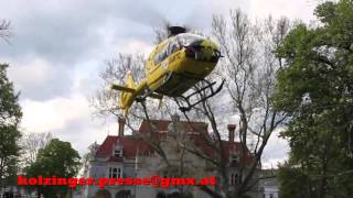 RettungshubschrauberChristophorus  Einsatz vor Stadttheater Berndorf  AUSTRIA FILM 059 [upl. by Yeliac619]