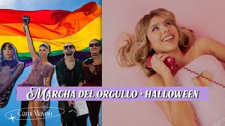 MARCHA DEL ORGULLO CON LUZU Y SOY SABRINA CARPENTER l Vlog Cami Mayan [upl. by Evania536]