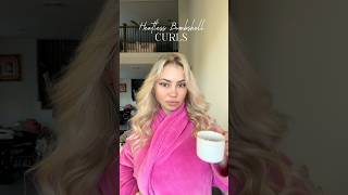 Heatless Bombshell Curls heatlesscurls heatlesshair [upl. by Hnilym]