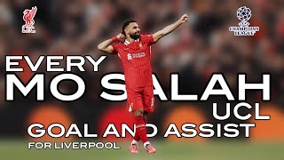 MoSalah • Every UCL GOAL and Assist for Liverpool [upl. by Katerine]