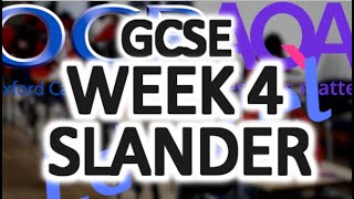 GCSE SLANDER WEEK 4 Collection [upl. by Denny856]