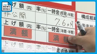 賃金は上がる？ 春闘集中回答日 トヨタ自動車やJR東海が過去最高水準の回答 [upl. by Seldon594]