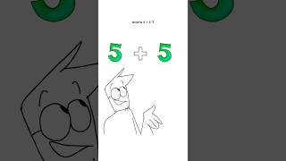 Basic Math 🤓 Animation Meme Orig ​⁠​⁠raxdflipnote shorts [upl. by Humbert]