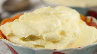 Creme Fraiche Recipe Demonstration  Joyofbakingcom [upl. by Adnhoj]