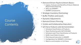 Discover DemandDriven Replenishment DDMRP in SAP S4 HANA on Udemy [upl. by Enimsaj947]