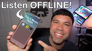 Top 3 FREE Best Music Apps for Android and iPhone Offline Music [upl. by Lauri]