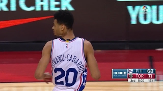 Timothe LuwawuCabarrot  Highlights vs Raptors 4217 [upl. by Ztirf]