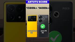 Poco f6 vs Poco x6 pro full comparison which is the best prosesor and camera phone under 30ktech [upl. by Yer675]