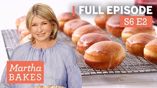 Martha Stewarts 3 Donut Recipes Jelly Apple Fritters amp Beignets  Martha Bakes S6E2 [upl. by Rodge421]