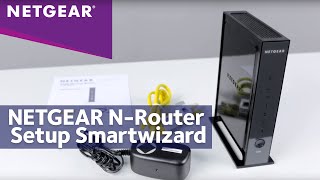 How to Install a NETGEAR Wireless NRouter with Smart Wizard [upl. by Benedetto608]