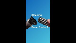 Cleaning the Braun Series 7 Shaver [upl. by Eelrebmik]