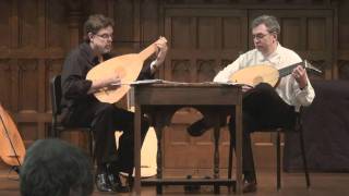 Passomezzo commun amp Il suo saltarello performed by Terzetti Lute Duo [upl. by Ailongam]