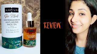 Kapiva ashwagandha anti aging face oil  kapiva [upl. by Ianej]