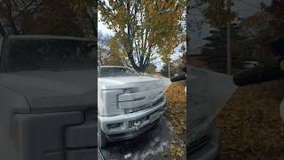 Dirtiest Wheels Ever 😅 F350 PART ONE cars cardetailling carcleaning asmr [upl. by Aicat]