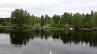 Der Frischwasser Kanal am Rusken See in Schweden perfekt zum Angeln Mai  Juni 2013 [upl. by Oznofla362]