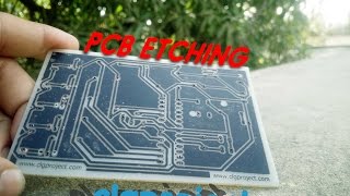 PCB Etching Using Toner Transfer  Home Made PCB  How To Make Printed Circuit Board At Home [upl. by Aiderfla460]