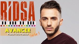 RIDSA  AVANCER Piano tuto facile Partie 1 [upl. by Luiza]